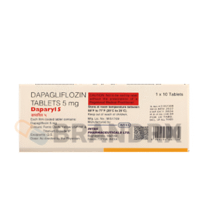 Daparyl 5 mg Intas Pharmaceuticals